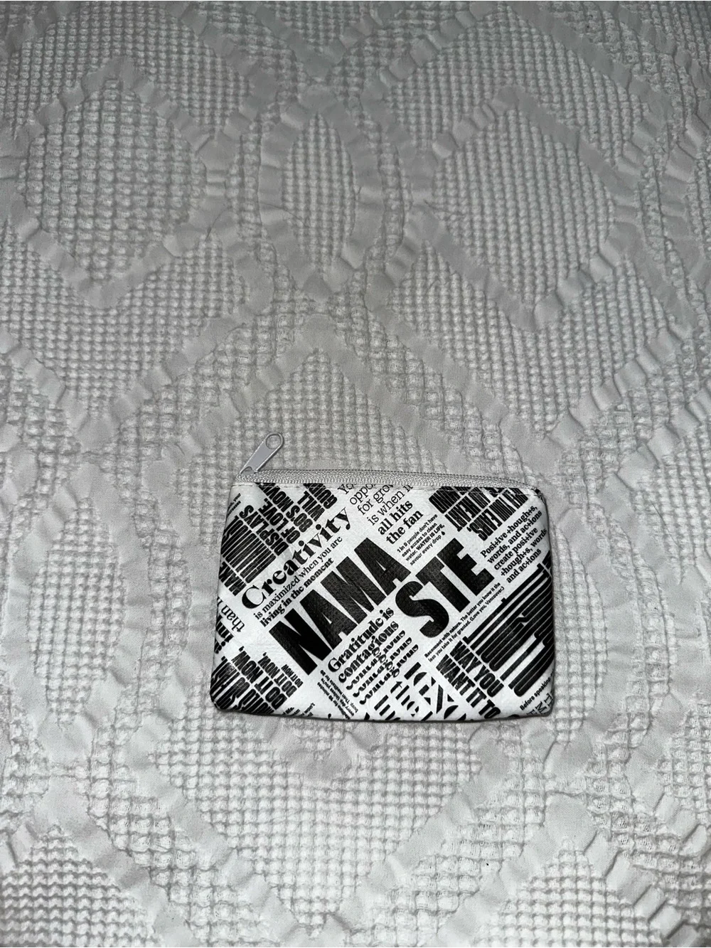 Lululemon White Coin Purse